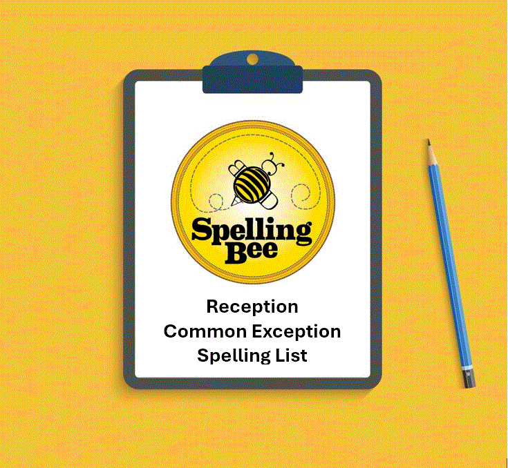 Reception Common Exception Spelling List Logo.GIF