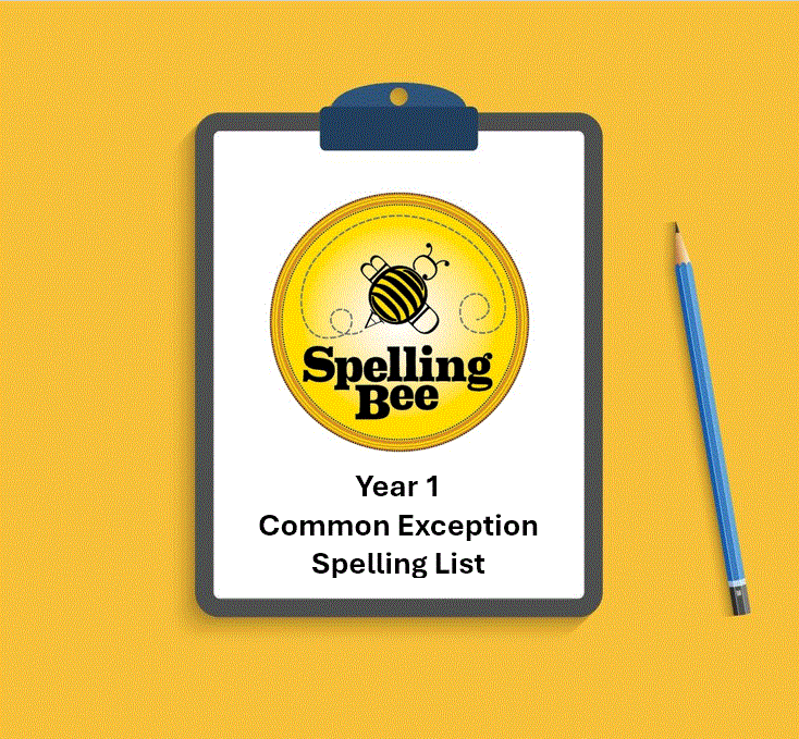 Year 1 Common Exception Spelling List Logo.GIF