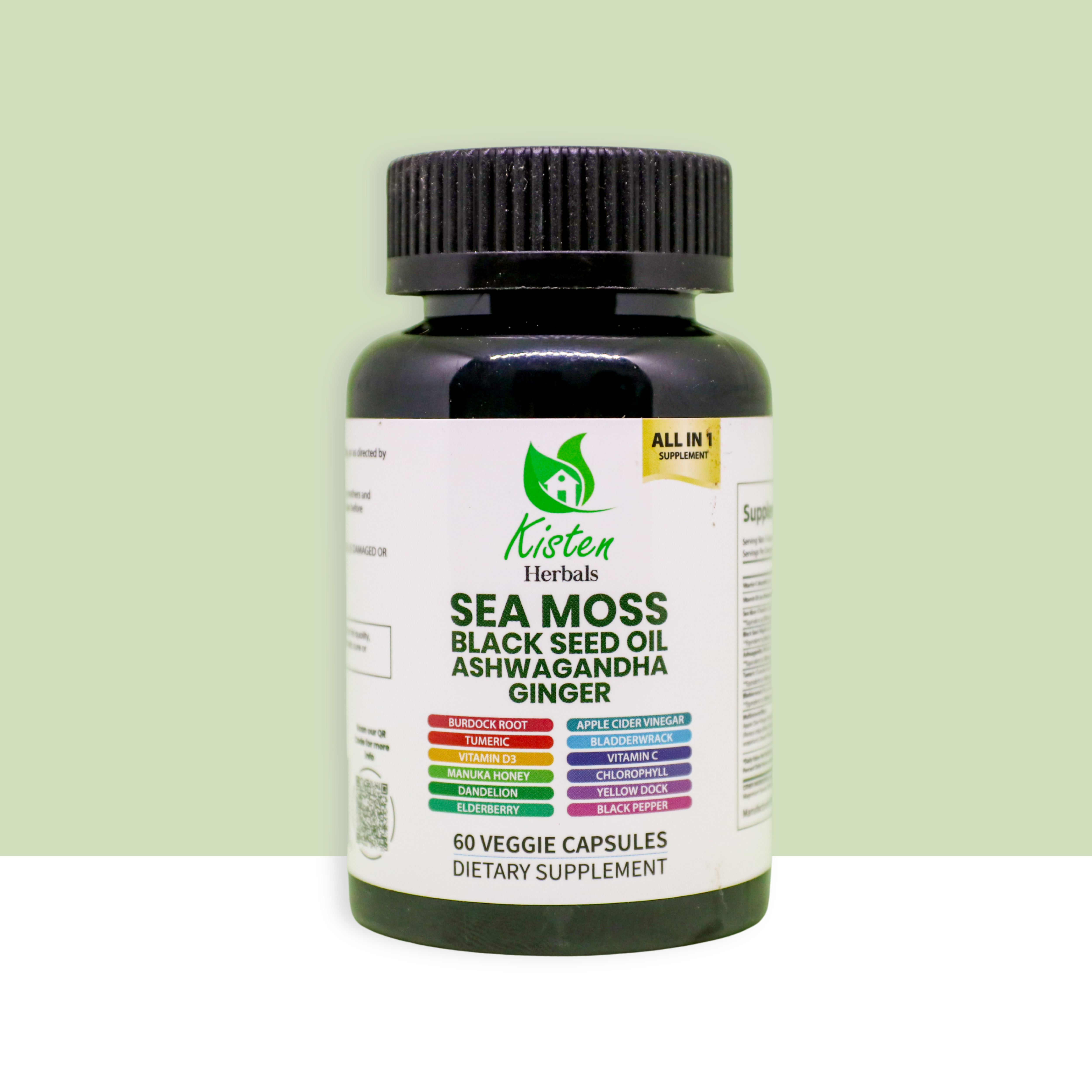 Seamoss All in 1 Supplement (60 veggie capsules)