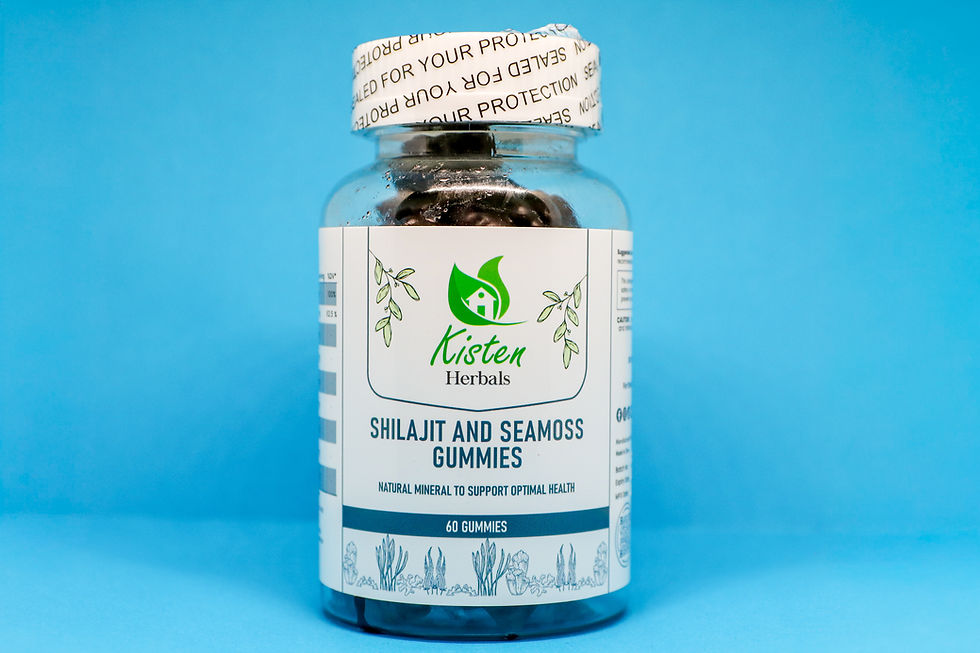 Shilajit & Sea Moss Gummies pack shot
