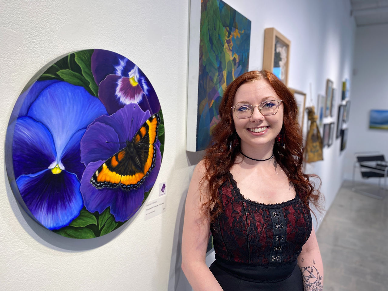 At the gallery