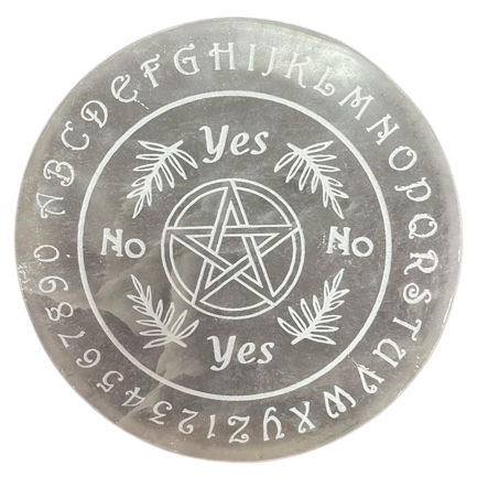 Large Selenite Charging Plate 18cm