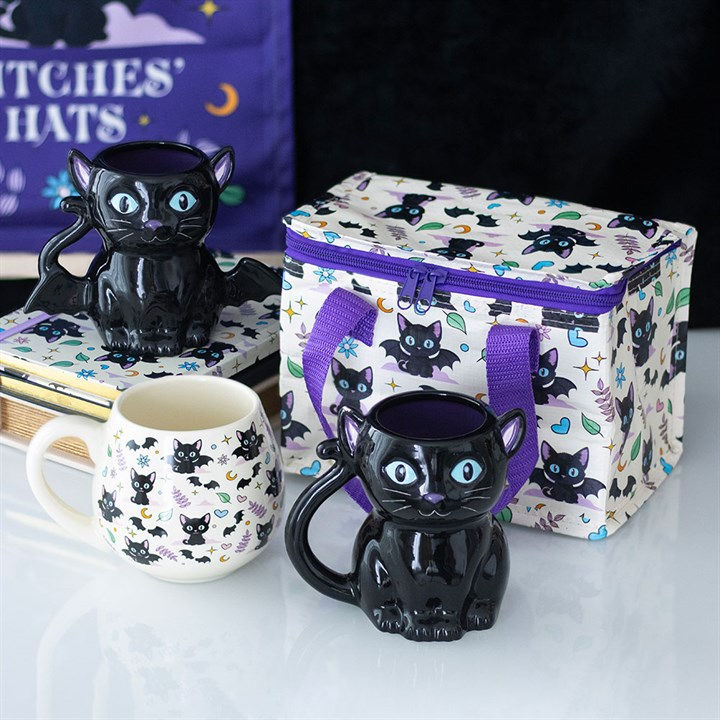 Thumbnail: Cute and Creepy Bat Cat Mug