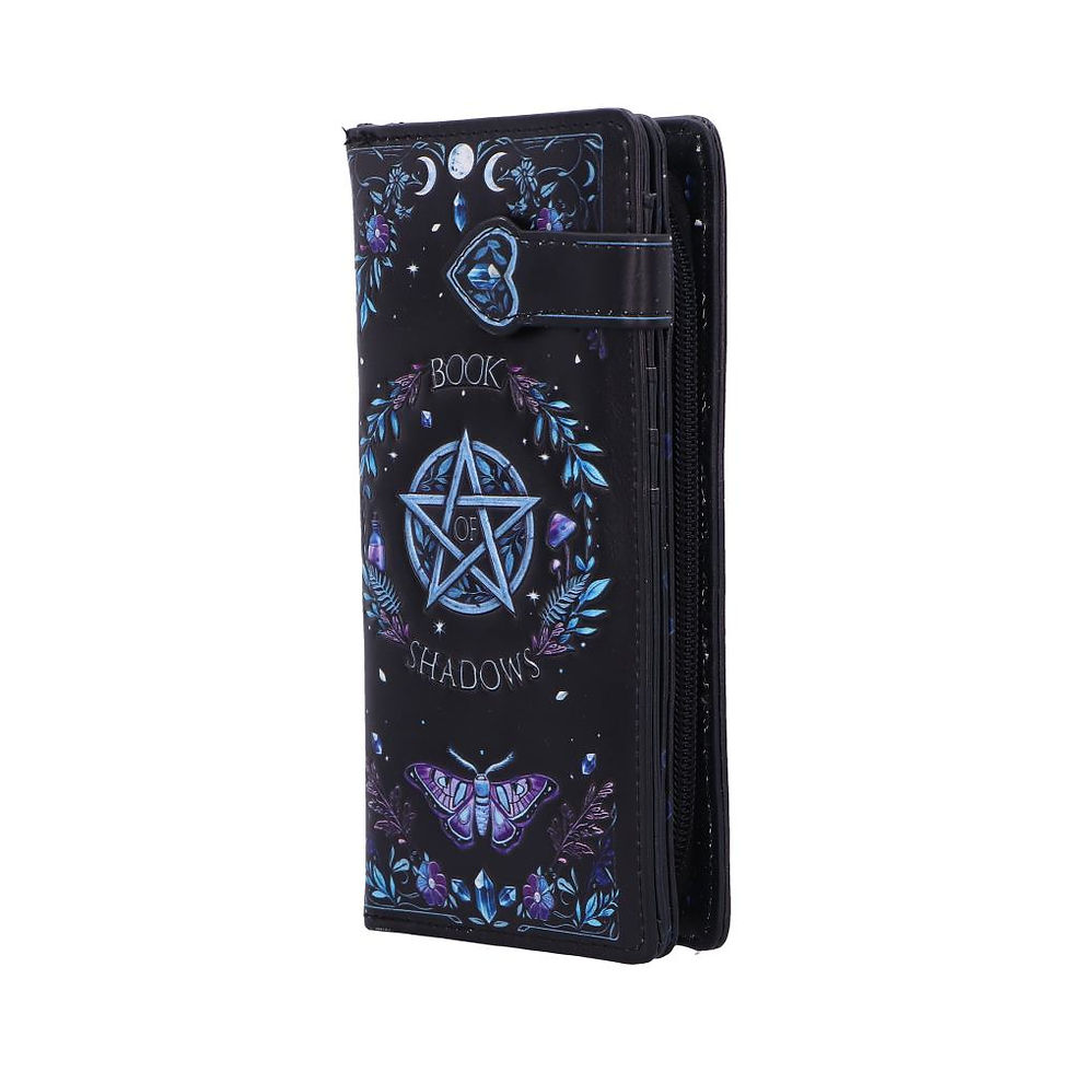 Thumbnail: Book of Shadows Embossed Purse 18.5cm