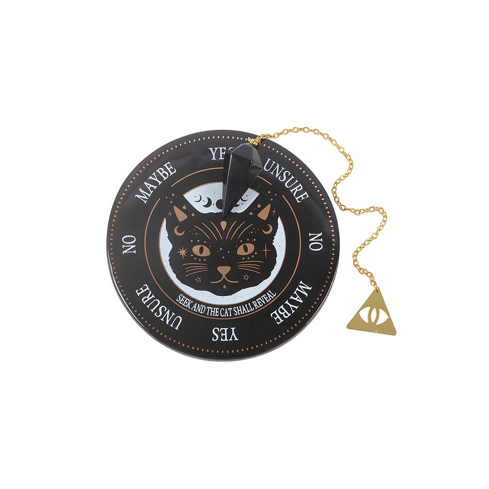 Thumbnail: Black Cat Magick Pendulum Divination Kit