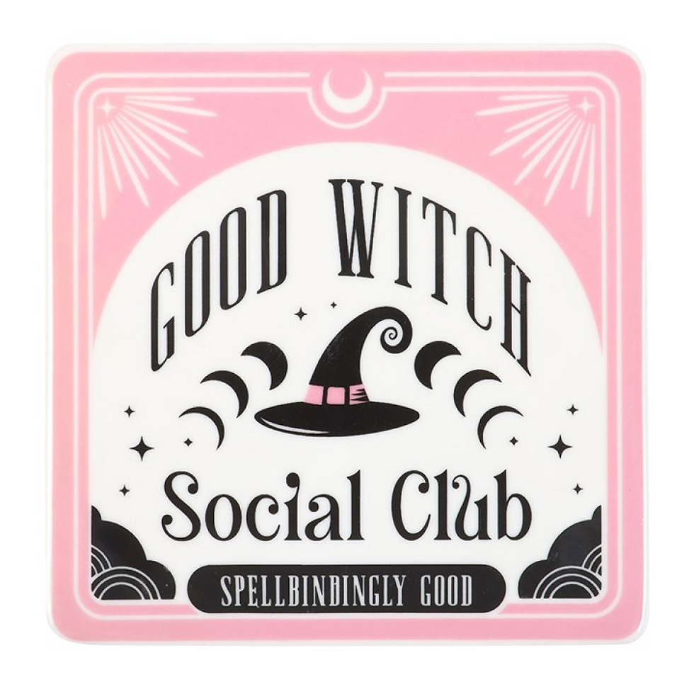 Thumbnail: Good Witch Social Club Mug and Coaster Set