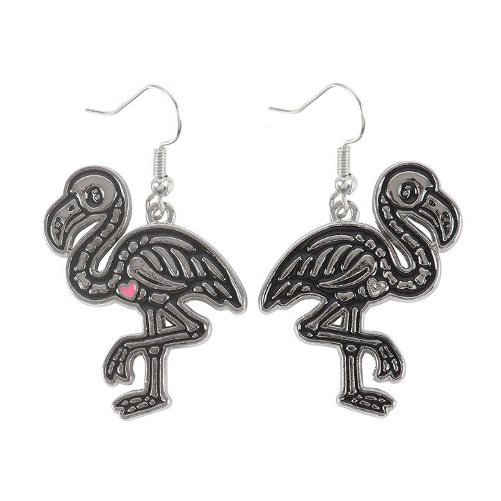 Thumbnail: Flamin-goth Enamel Dangle Earrings