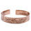 Thumbnail: Copper Tibetan Mantra Bracelet - Tribal Swirls