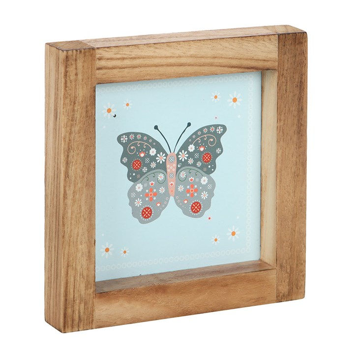 Thumbnail: Set of 4 Floral Bug Framed Wall Art Prints