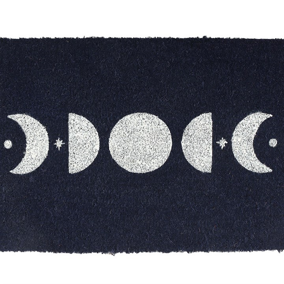 Thumbnail: Dark Blue Moon Phase Doormat