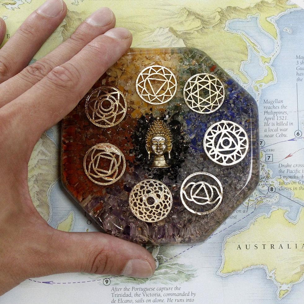 Orgonite Desk Power Pack - Buddha Chakra