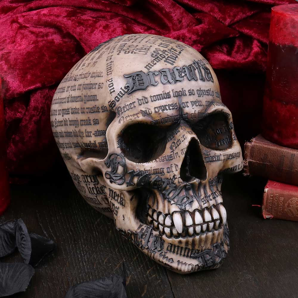 Draculas Tale Skull 18.5cm