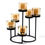 Thumbnail: Centrepiece Iron Votive Candle Holder - 6 Cup Circular Tree