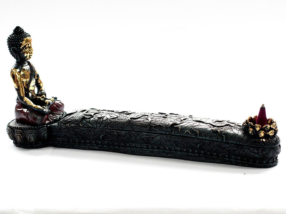 Thumbnail: Antique Buddha - Incense Burner & Box