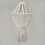 Thumbnail: Macrame Large Drop Chandelier - Natural
