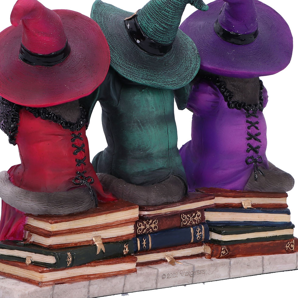 Thumbnail: Three Wise Witchy Kittys 15.3cm
