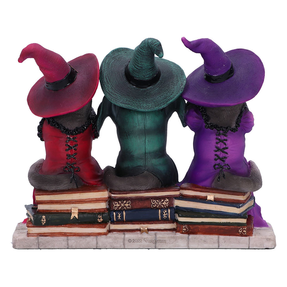 Thumbnail: Three Wise Witchy Kittys 15.3cm