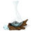 Thumbnail: Molten Glass on Wood - Wine Decanter