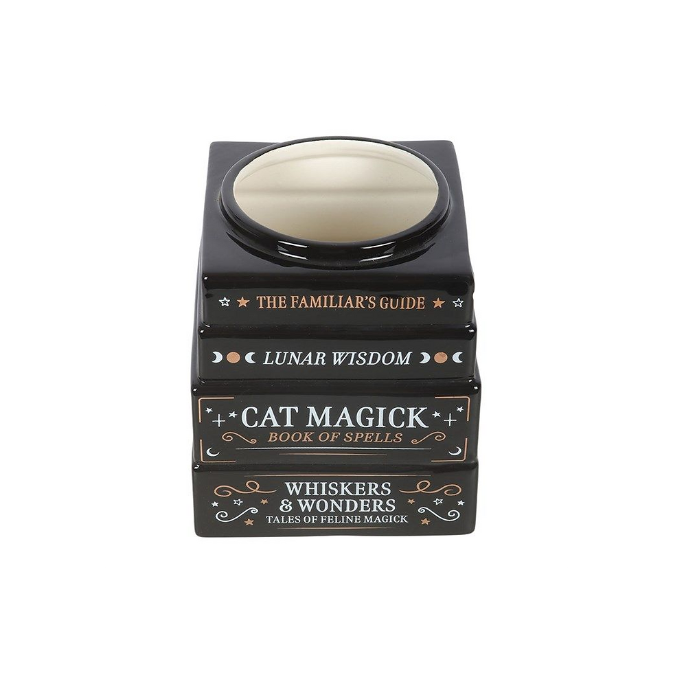 Thumbnail: Black Cat Magick Book Stack Vase