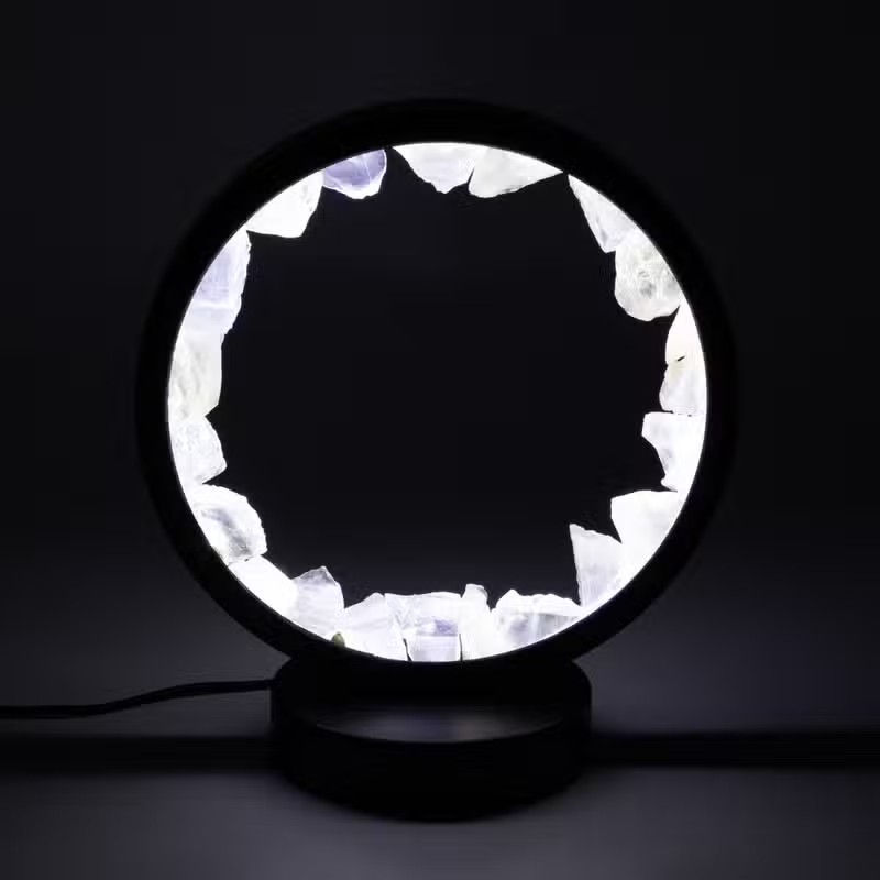 Thumbnail: Gemstone Halo Lamp - Zen Mind - Clear Quartz