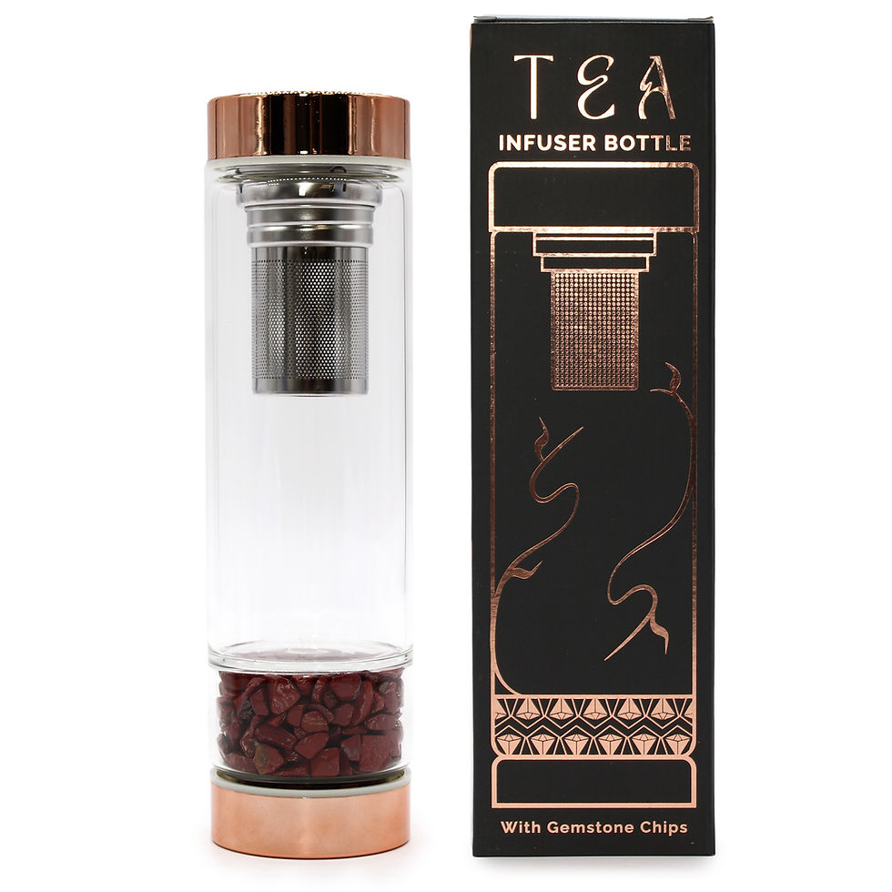Thumbnail: Crystal Glass Tea Infuser Bottles