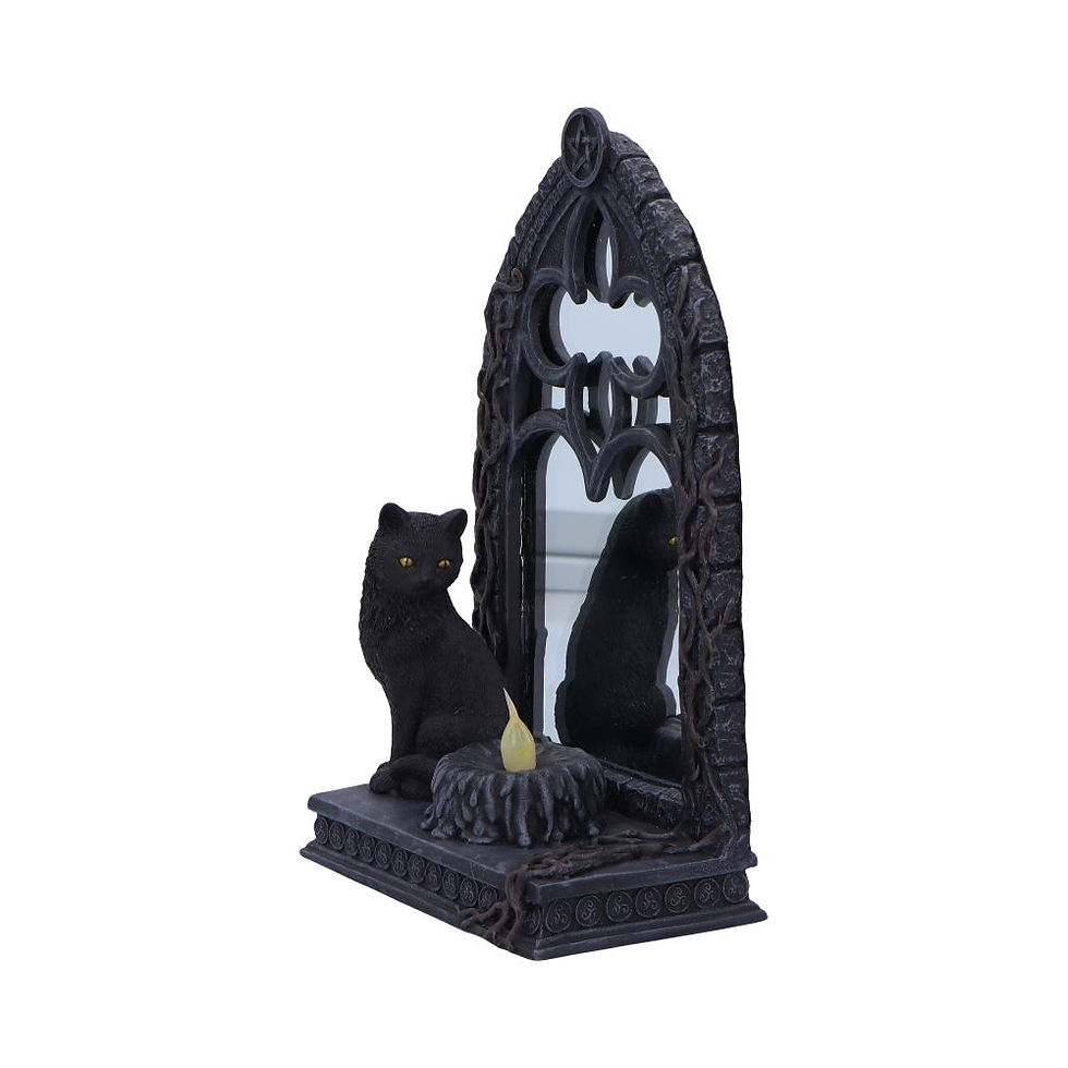 Thumbnail: Magic Mirror Cat Figurine 21cm
