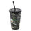 Thumbnail: Venom & Vines Print Tumbler with Straw