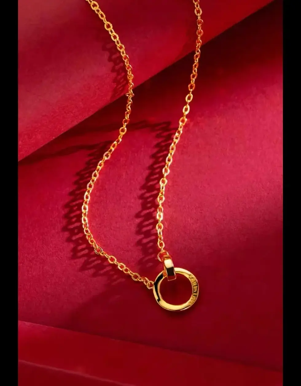 Thumbnail: Luxury Quality Jewelry High-quality Pure Gold Mobius