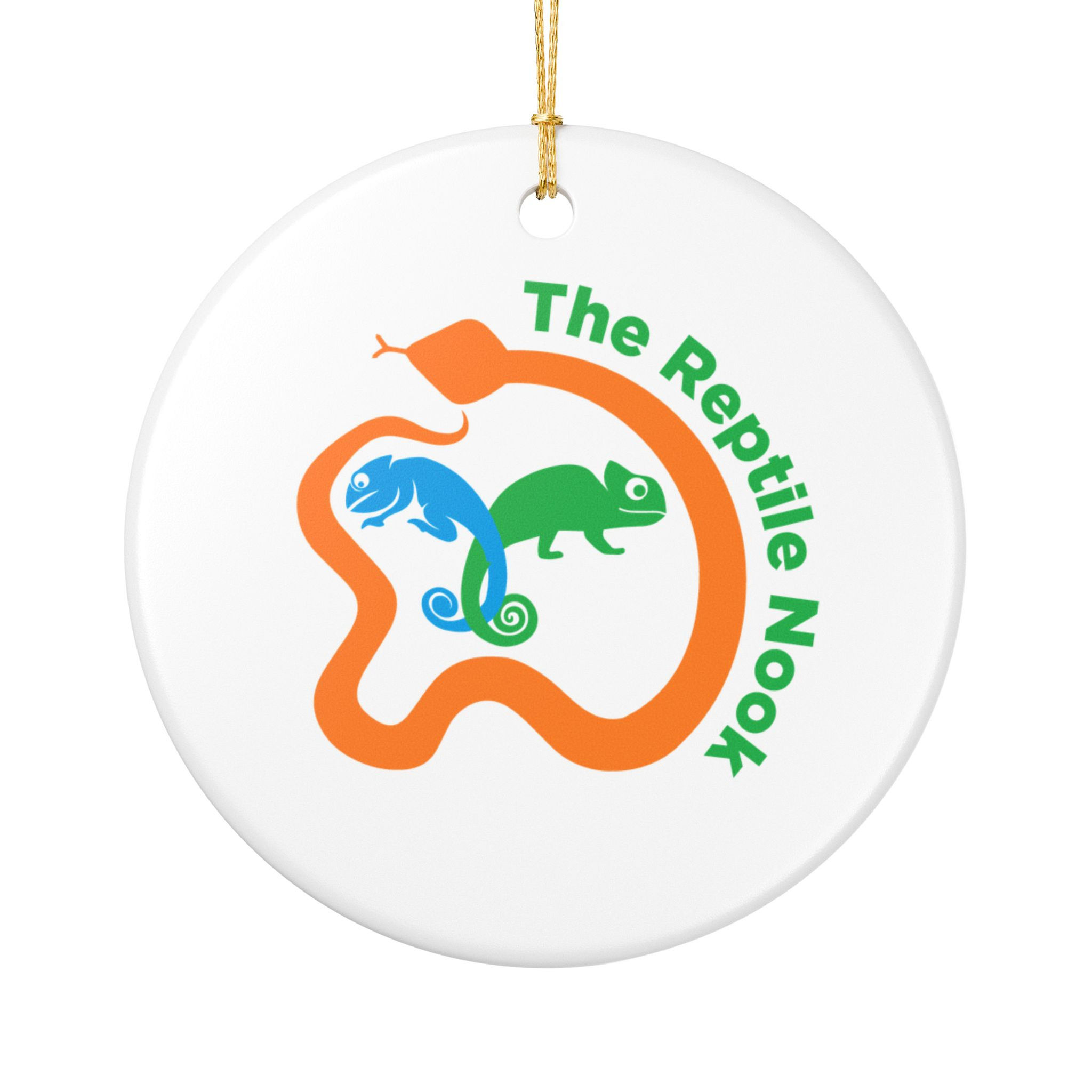 The Reptile Nook Logo Ornament