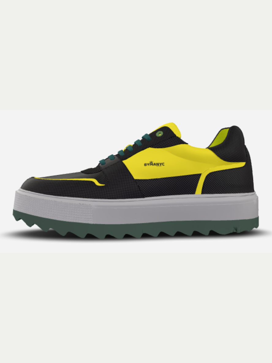 Brooklyn Vibes sneakers offering a bold sustainable design inspired by urban exploration.