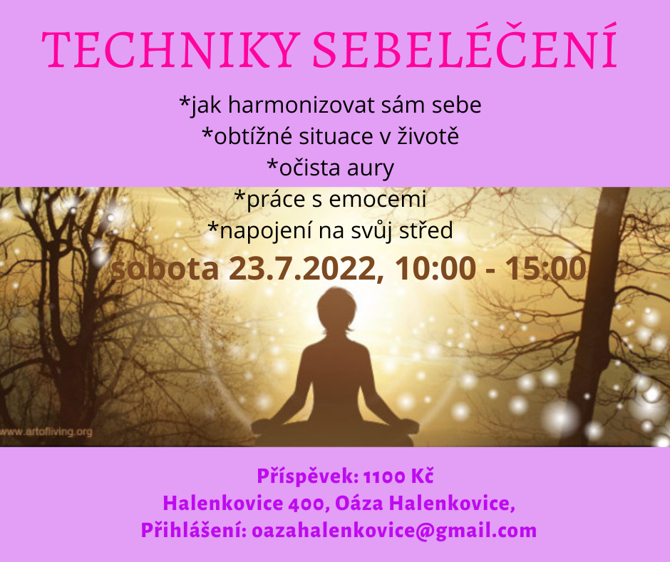 TECHNIKY SEBELÉČENÍ