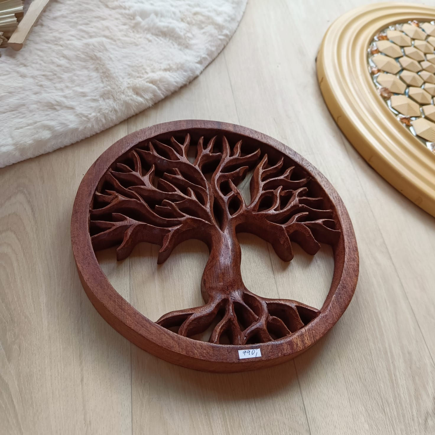 Ručně vyřezávaný Strom života 20 cm 