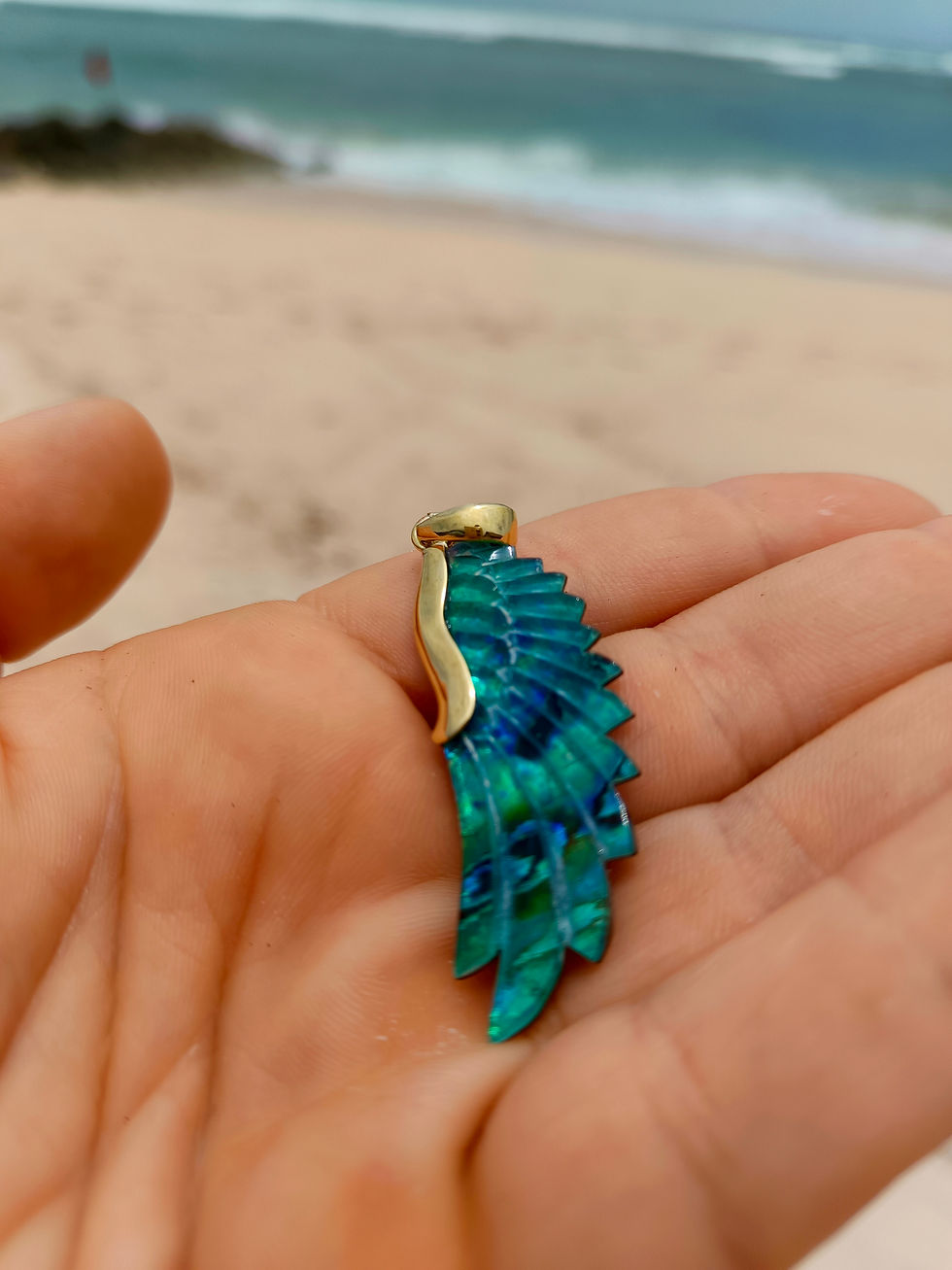 Miniatura: Křídlo Atlantidy – Paua přívěsek 