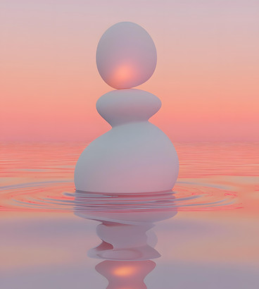 abstract-minimalism-stacked-spheres-calm-water-with-pastel-sky.jpg