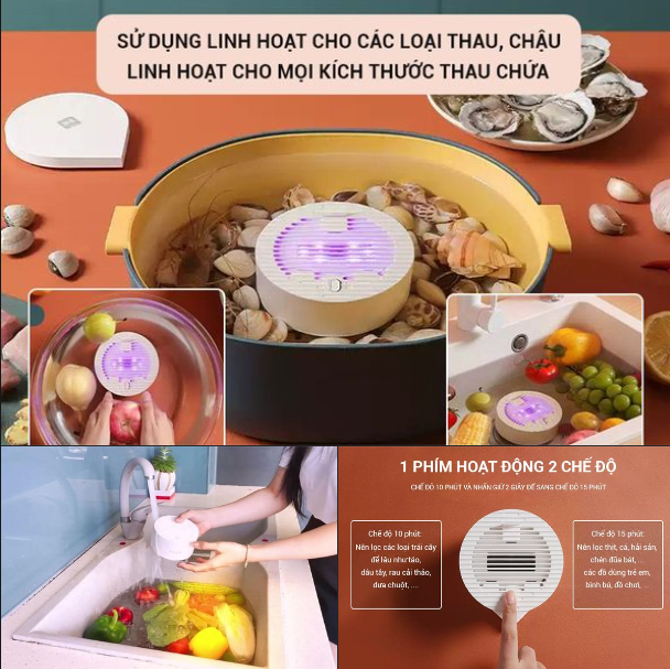 Máy làm sạch rau củ mini nhanh chóng và an toàn.
content media