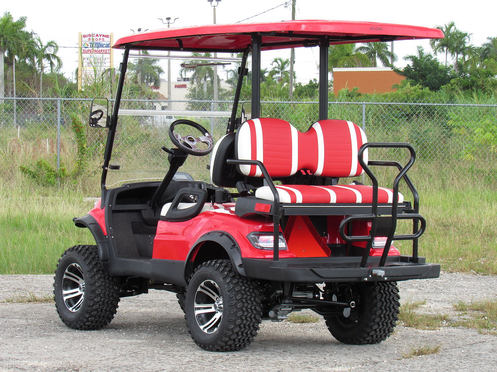 Thumbnail: ICON EV i40L 4 passenger electric golf cart *