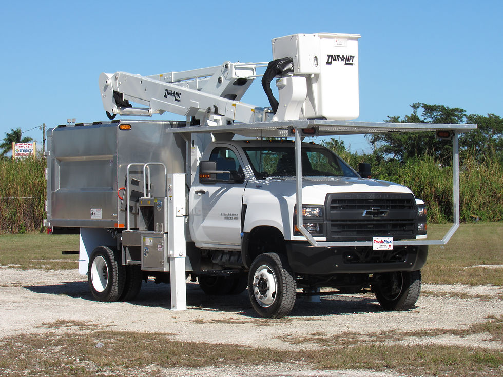 Thumbnail: 2022 Chevrolet Silverado 6500 4WD Dur-A-Lift DTAX-45FP Urban Forestry Bucket Tru