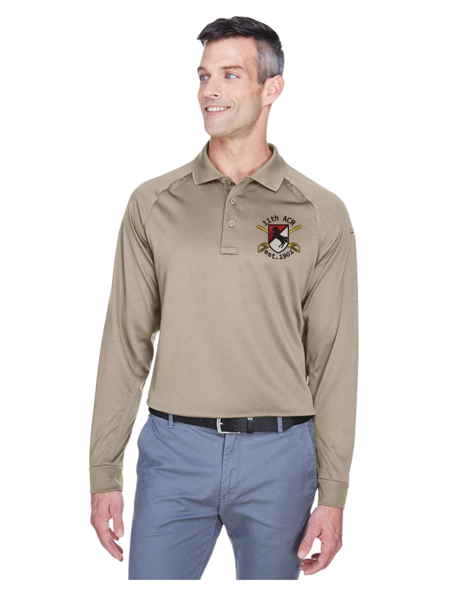 Horse Detachment Tactical Long-sleeve Polo