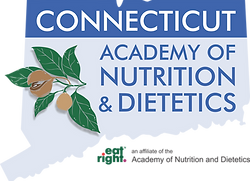 logo of connecticut academy o nutrition and dietetics