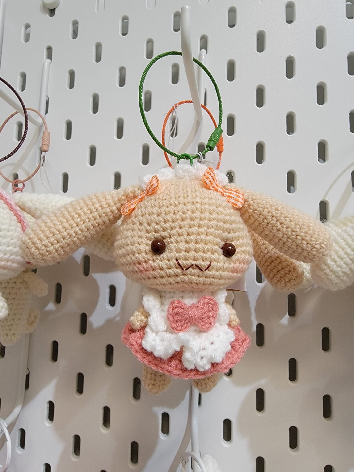 Crochet Mocha Keychain