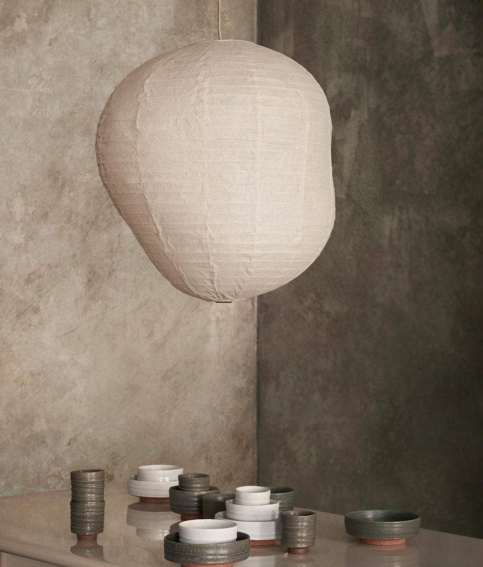 野口勇風格棉紙吊燈