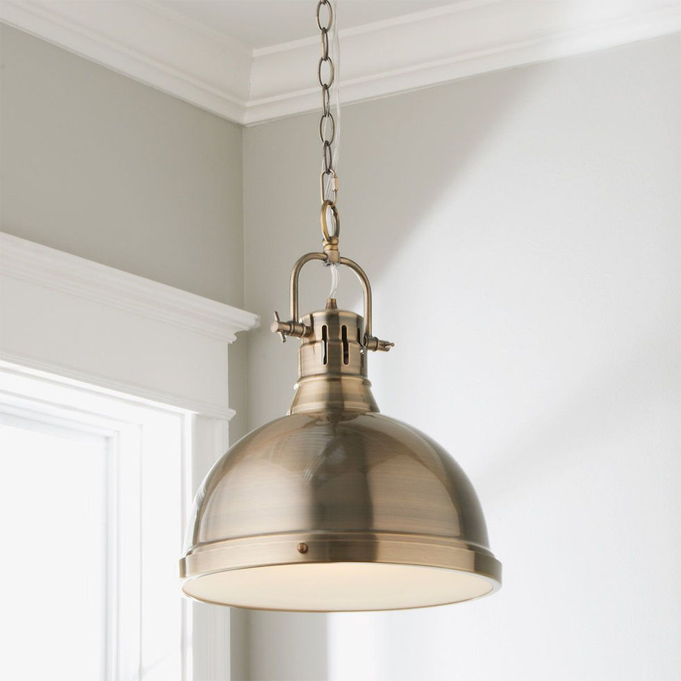 工業風金色吊燈