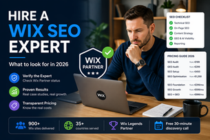 Hire a Wix SEO expert — what to look for in 2026