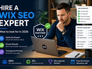Hire a Wix SEO expert — what to look for in 2026