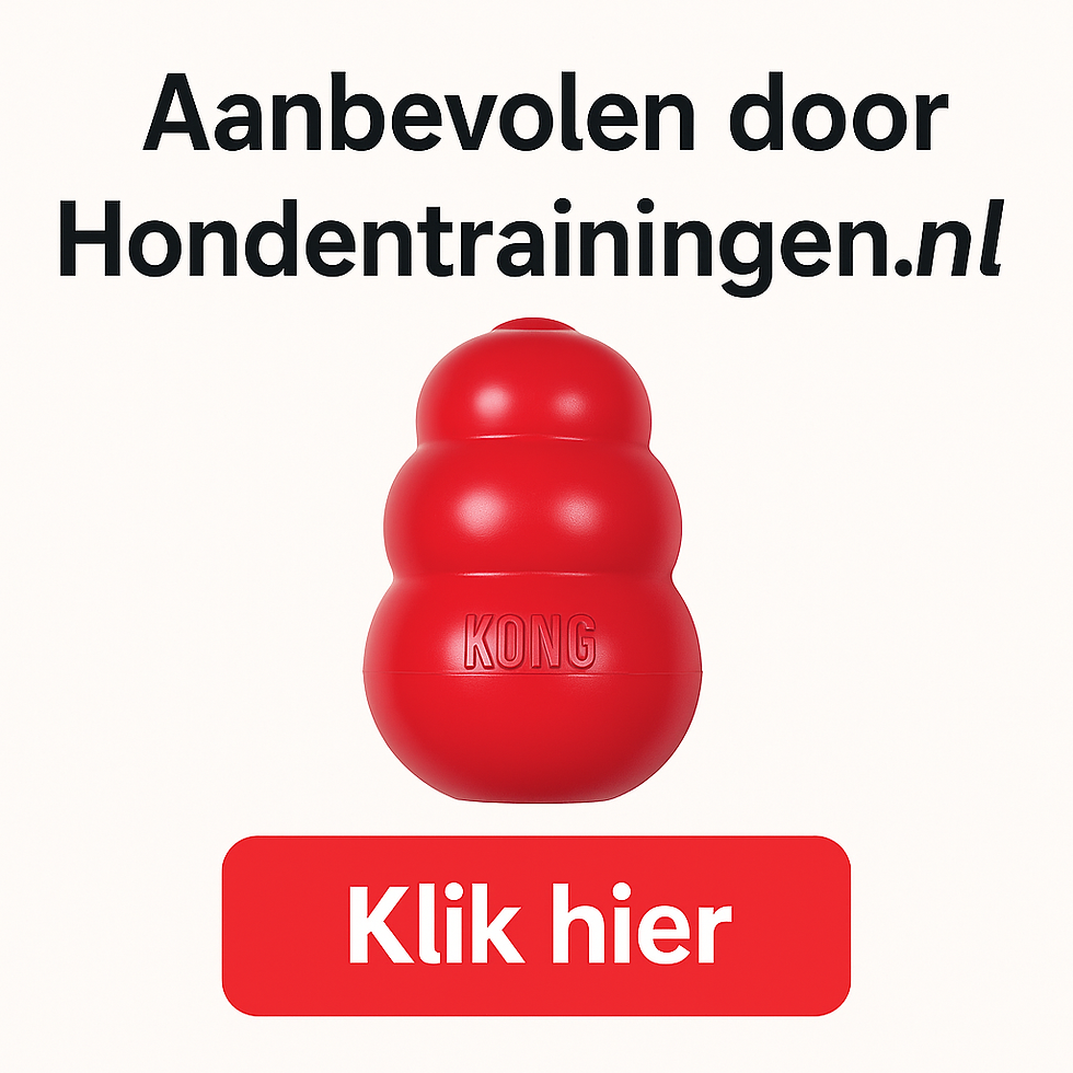 Aanbevolen speeltje voor honden, gepromoot door Hondentrainingen.nl en beschikbaar via Amazon.