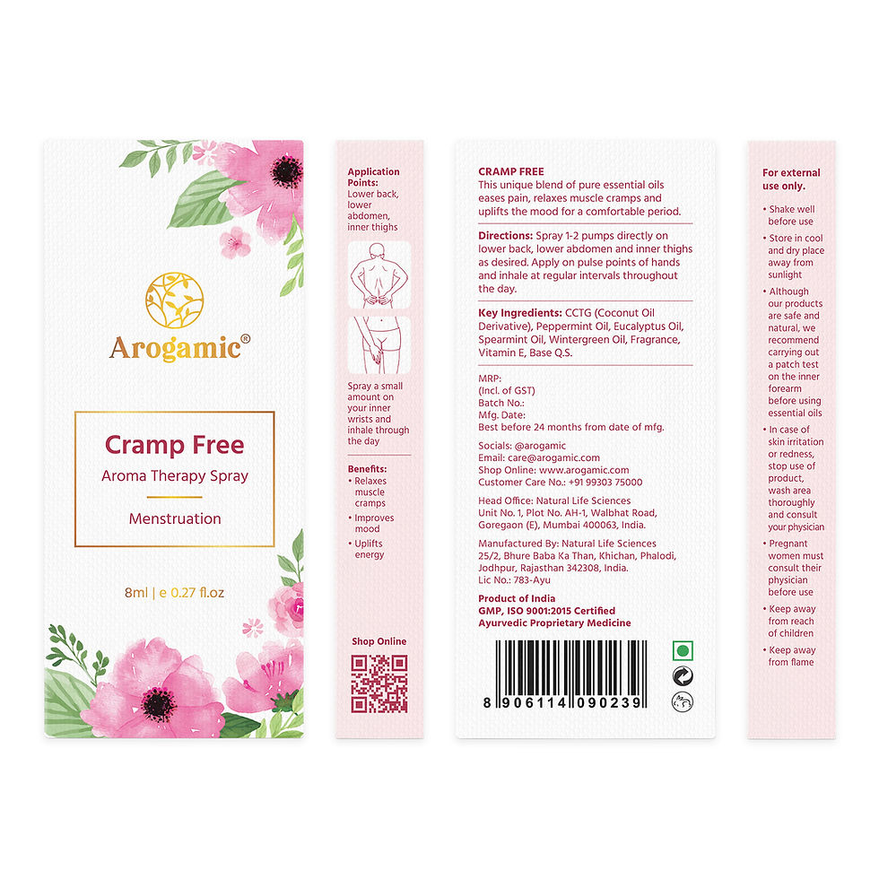 Thumbnail: Cramp Free Aromatherapy Spray 8ml