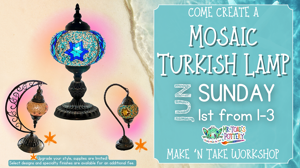 Mosaic Turkish Lamp