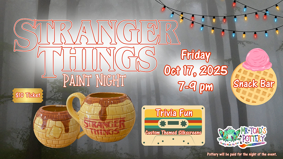Stranger Things Paint Night
