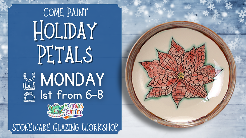 Stoneware Holiday Petals