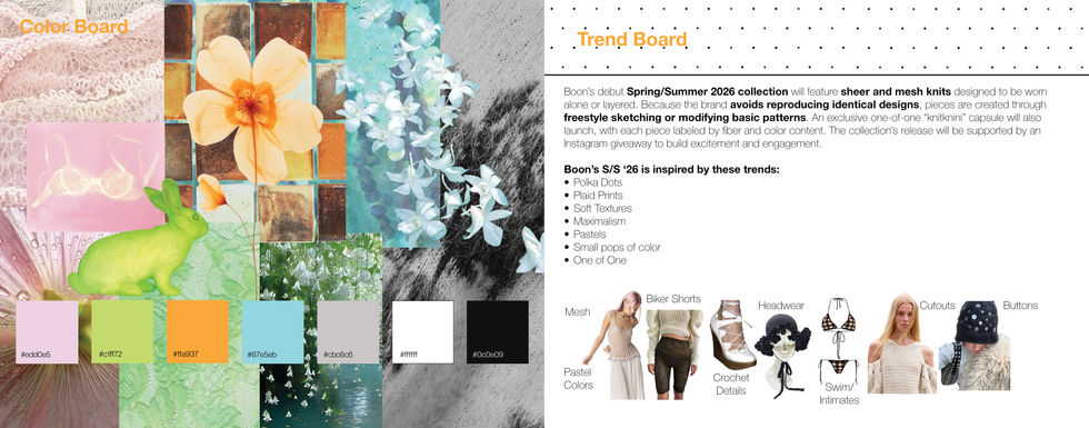 color board, trend board 